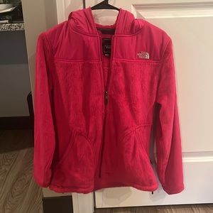 Hot Pink North Face Jacket w/ Hood
